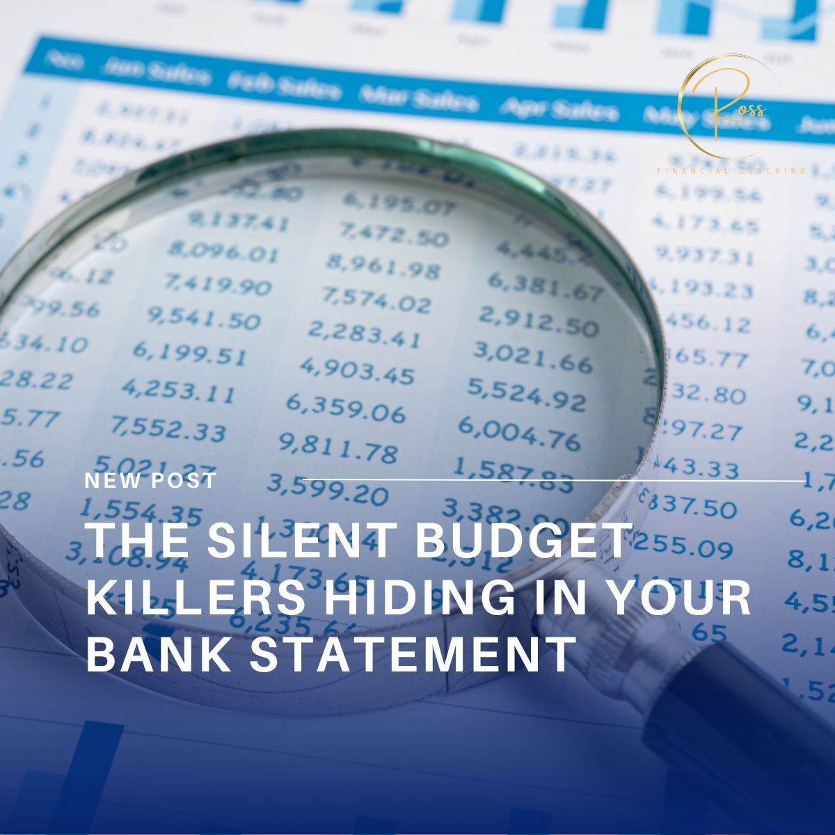Bank statement analysis revealing hidden subscription expenses