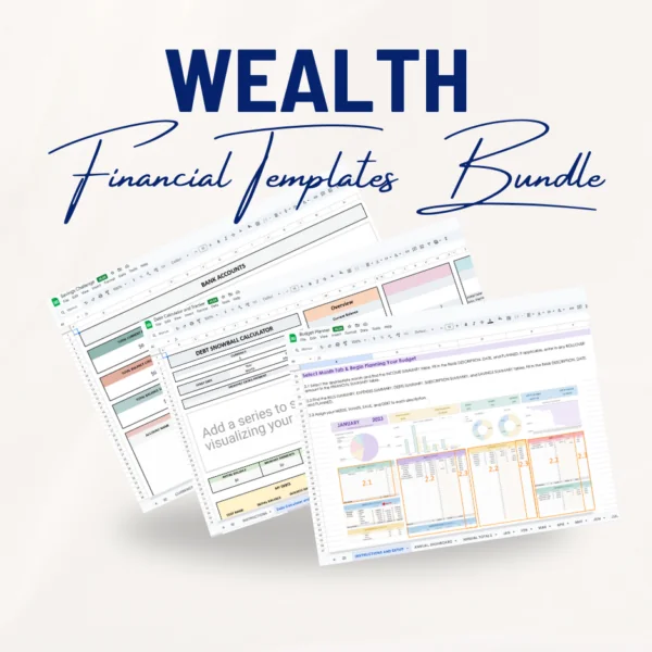 WEALTH Financial Templates Bundle